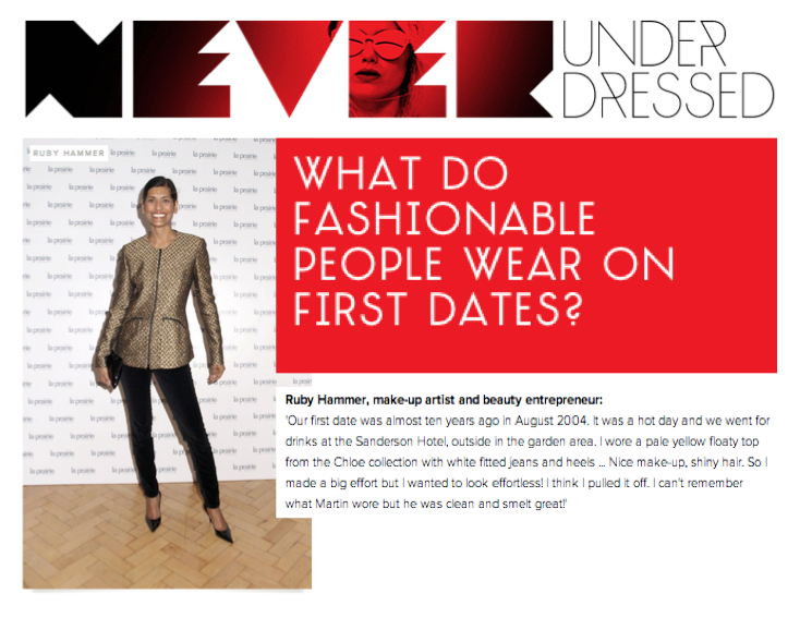 NEVER UNDERDRESSED – WHAT DO FASHIONABLE PEOPLE WEAR ON FIRST DATES?