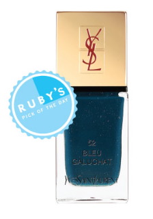 PICK OF THE DAY: YSL LA LAQUE COUTURE BLEU GALUCHAT